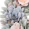 14" Roses & Thistle Artificial Spring Wooden Floral Wreath